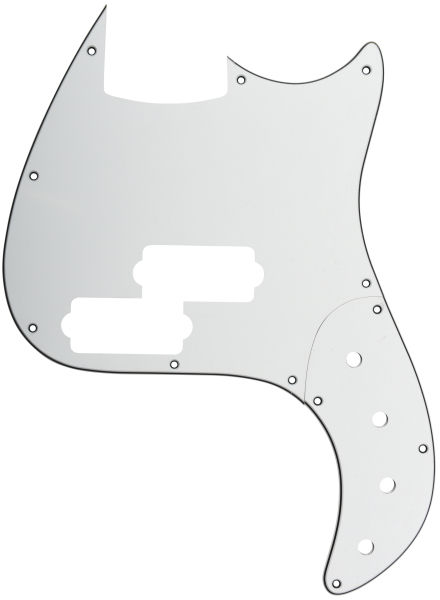 Sandberg California II VT5 & VM5 Pickguard, Weiß